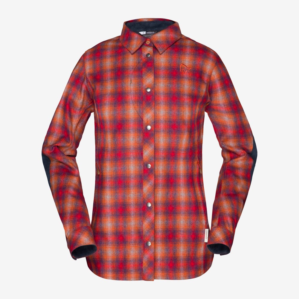 Norrøna Tamok Wool Shirt W - Atlantic 