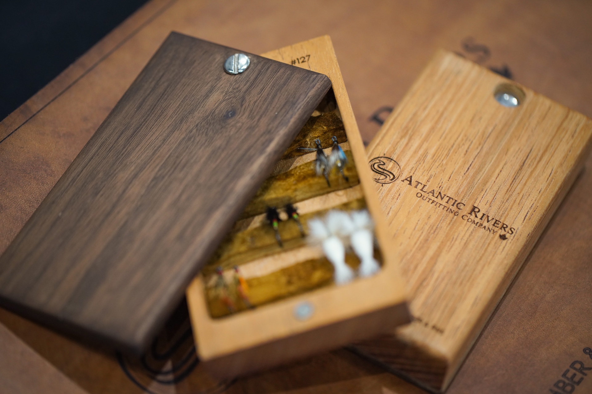 Timber & Fins x AROC Cedar Fly Box - Atlantic Rivers Outfitting
